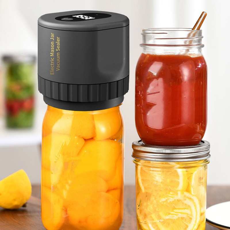 Electric Jar Vacuum Sealer Type C Charging Automatic Jar Vacuum