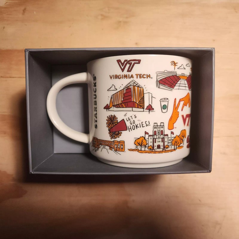 Starbucks VIRGINIA TECH Starbucks Been There Series Campus Collection Ceramic