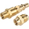 Mtsooning 1/4 inch RV Quick Connect Adapter Conversion Fitting, Propane
