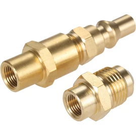 Mtsooning 1/4 inch RV Quick Connect Adapter Conversion Fitting, Propane Quick Disconnect Conversion Kit Replacement for Weber Q 100, 1000, 200, 2000, 1200, 2200 Portable Gas Grill