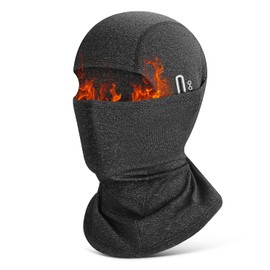 KGC Winter Balaclava for Men Women, Windproof Ski Mask Thermal Cold Weather Winter Face Mask for Skiing Cycling Helmet (Dark Gray)