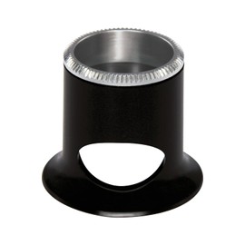 BERGEON 2611-TN-1.5 Watchmaker's Magnifier 6.7X Magnification Black Bikonvex Lens Air, Vergrößerung: 6,7x