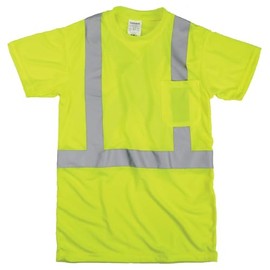 SAFEGEAR Small Lime High Vis T-Shirt - Type R Class 2, CSA Z96-15 Compliant