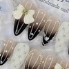 Dot Embo Handmade Nail Tips - Square M / 도트엠보