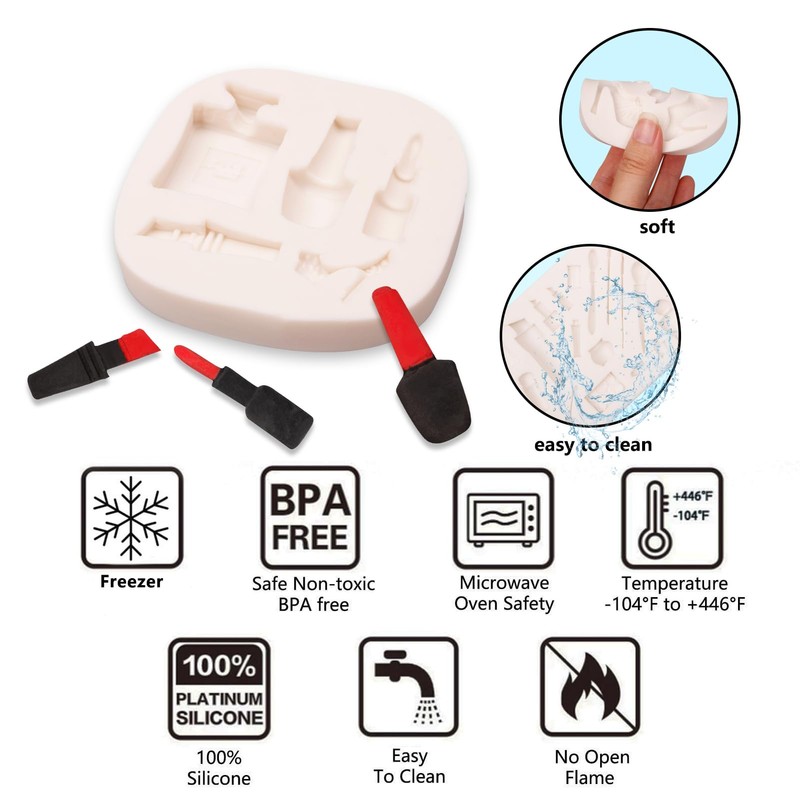Cosmetics - Moldes para fondant Z208