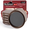 Furniture Sliders - 8 pcs-4 3/4” Round Furniture Sliders for