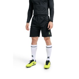 KELME Kid's Goalkeeper Shorts - Padded Soccer Goalie Shorts, Boys/Girls,Size 12, Black/Green