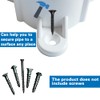 ANPTGHT 1-1/2" PVC Table Leg Cap Fittings, Furniture Grade Rod