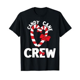 Candy Cane Crew Funny Christmas Sweet Candy Merry Xmas T-Shirt