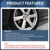 INFINAUTO Wheel Lug Nut Bolt Exterior 17mm Rims Tire Nut