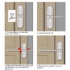 2 Pack Automatic Spring Closer, Stainless Steel Safety Spring Door