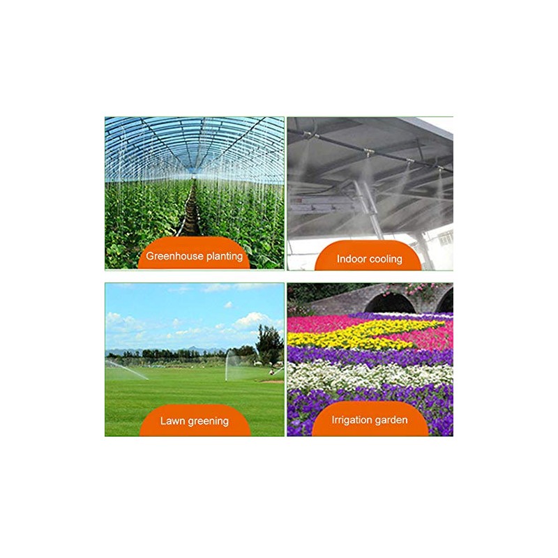 50pcs/Set Misting Nozzles Sprinkler Head Atomizer for Patio Garden Agricultural