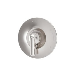 Birch Wall Mounted Shower Valve Trim with Volume Control Lever in Satin Nickel (Valve Not Included) - S5990STNTRM