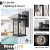 NAXTTII Exterior Lighting Fixtures Black Outdoor Porch Lights Wall Mount