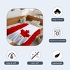 Canada Day Throw Blanket for Baby Small Red White Maple