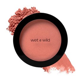 Rubor en Polvo Wet n Wild Color Icon Alta Pigmentación, Acabado Natural Satinado, Larga Duración, Fácil Difuminado Tono Bed of Roses                  