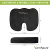 Comfysure Memory Foam Car Seat Cushion Lower back support pillow