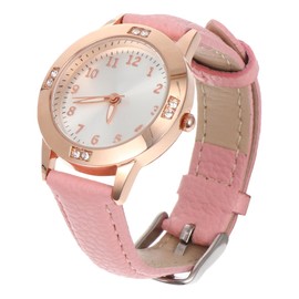 Women Simple Watch Girls :Analog Quartz with Leather Band for 10-15 Teen Student Watch