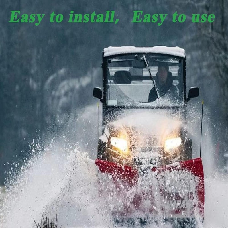 15.7" UTV Manual Windshield Wiper,Chikia Wiper for Can Am,Hisun,CFMOTO,golf cart,Polaris