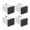 4pcs Adjustable Furniture Risers with Screw Clamp Rubber Bed Couch