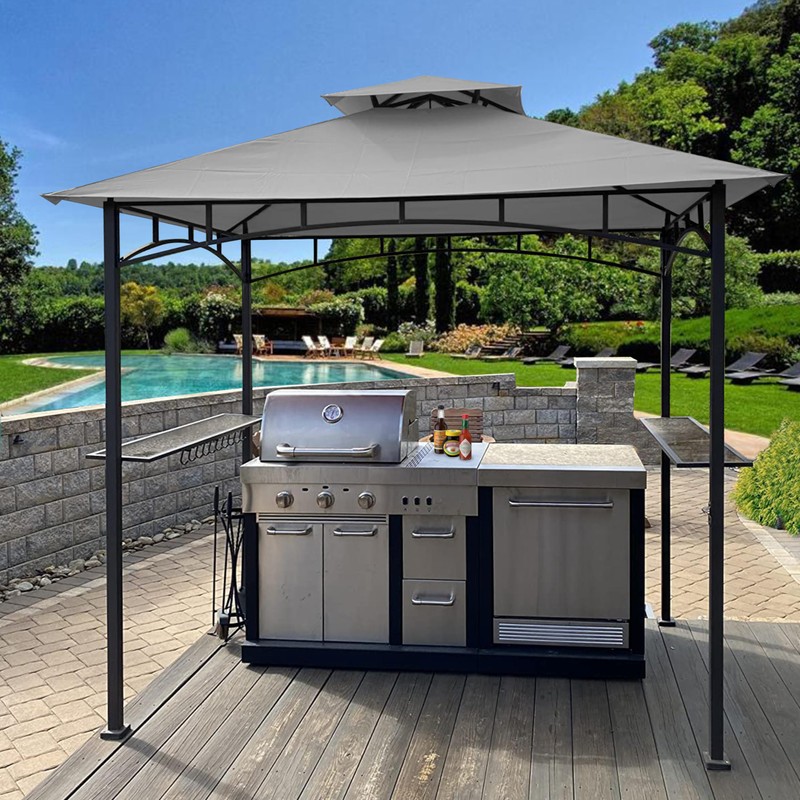 SCOCANOPY Upgraded Ripstop Fabric Replacement Canopy Grill BBQ Gazebo Roof