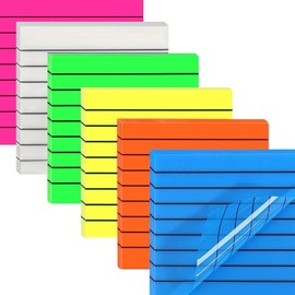 600 Hojas de Notas Adhesivas Transparentes, Sticky Notes Impermeable, Notas Adhesivas Removibles Translcidas, para Lectura, Oficina, Escuela,...      