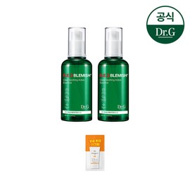 Dr.G Red Blemish Clear Soothing Active Essence 80ml x 2 (Included) Red Blemish Soothing Up Sun 2ml / 닥터지 레드 블레미쉬 클리어 수딩 액티브 에센스 80ml 2개 (증)레드블레미쉬 수딩 업 선 2ml