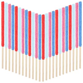 24 Pcs Microfiber Detail Duster Sticks Mini Duster Fan Cleaning Brush Crevice Cleaning Tool AC Vent Cleaner for Car Air Vents Blinds Fans Windows Small Spaces Gap Dust Cleaner (Multicolors)