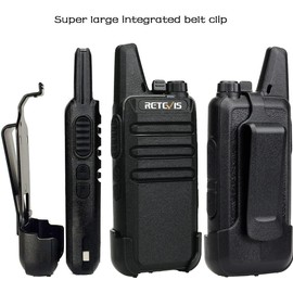 Retevis RT22 2 Way Radios Walkie Talkies,Rechargeable Long Range Two Way Radio, USB VOX Small Emergency 2 Pin Earpiece Headset,for School Retail Church Restaurant (Packed in Pairs with 5 Boxes)