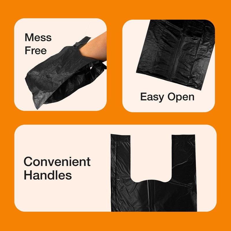Petface No Mess Degradable Poop Bags With Tie Handles (Pack