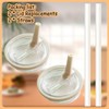 SELIDODO 2PCS 40 oz Tumbler Flip Straw Lid Replacement fit