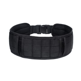 HOUSON Tactical Belt, Molle Belt Heavy Duty Nylon Belt Tactical Belt for Outdoor, Hiking, Camping, Hunting, Travel Black