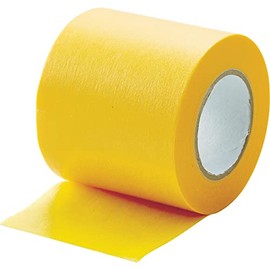 TRUSCO MTA-5018-2-Y Masking Tape for Architectural Paint 2.0 inches (50 mm) Width 6.9 ft (18 m) Length 2 Rolls Yellow