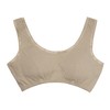 Selvin 100% Cotton Soft Gauze Bra, Soft Cup Bra, Beige,