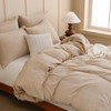 King Size Duvet Cover Set 104"×90" - 100% Washed Cotton