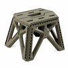 Folding Camp Stool for Outdoor Seating - Compact Plastic Seat