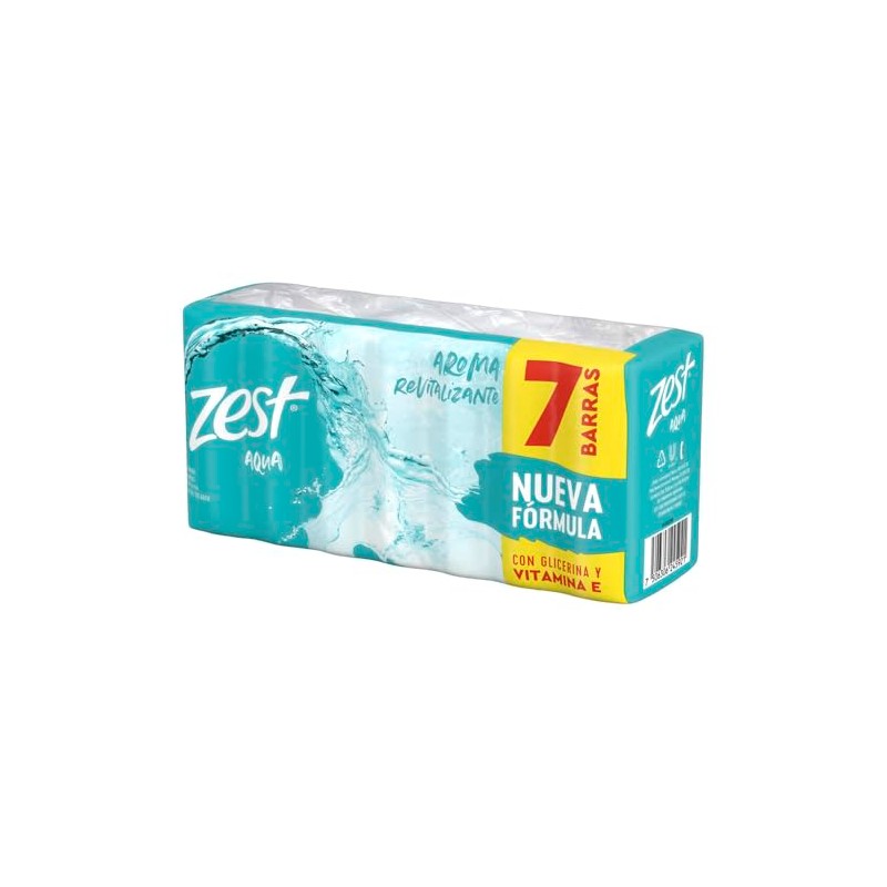 Zest Jabón en Barra Aqua 100 g x 7