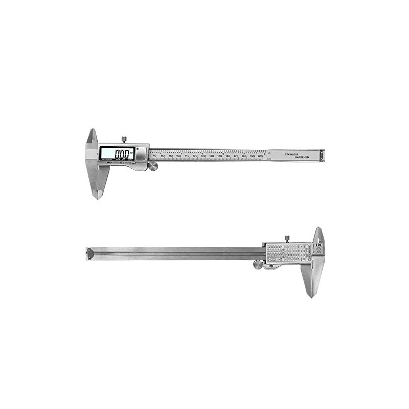 iTech-Smart Electronic Digital Vernier Caliper - 200mm 8-inch Extra-Large LCD
