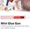 Mini Glue Gun Hot Melt Colorful Pen‑Shaped Cordless 2200mAh USB