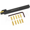 Lathe Grooving Tool Holder Grooving Cut-Off MGEHR1212-1.5 With 11pcs MGMN150-G