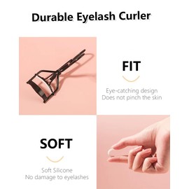 3D Curling Iron Wand Mascara - Volumizing Telescopic Mascara, Waterproof & Smudge-Proof, Liquid Lash Extensions Look, No Clumps, Flakes or Residue, Salon-Like Bold Lashes (black+brown+lash curler)