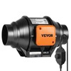 VEVOR Inline Duct Fan, 4-Inch 200 CFM with Variable Speed