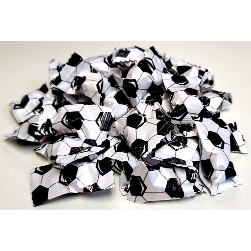 Soccer Themed Peppermints 100 Count Wrapped - Mint Candy