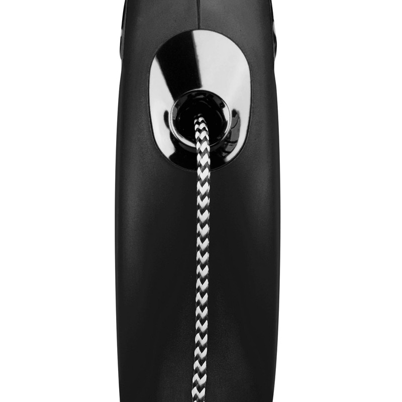 flexi New Classic Retractable Lead Cord, Medium, Black