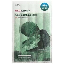 Dr.G Miracle House Dr.G Red Blemish Cool Soothing Mask Pack Moisture Soothing 30ml 10 sheets 796337 / 미라클하우스 닥터지 레드 블레미쉬 쿨 수딩 마스크팩 수분 진정 30ml 10매 796337