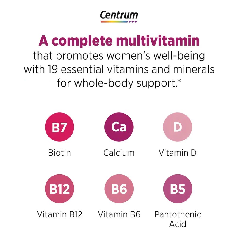 Centrum Apoyo Menopausia Sofocos Tabletas Sabor