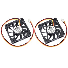 GDSTIME 12V Fan, 60mm x 10mm 12V DC Small Brushless Cooling Fan PWM Fan Computer Case Cooling 3PIN
