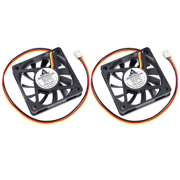 GDSTIME 12V Fan, 60mm x 10mm 12V DC Small Brushless
