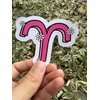 (Pack of 3) Aries Zodiac Astrology Signs Sticker