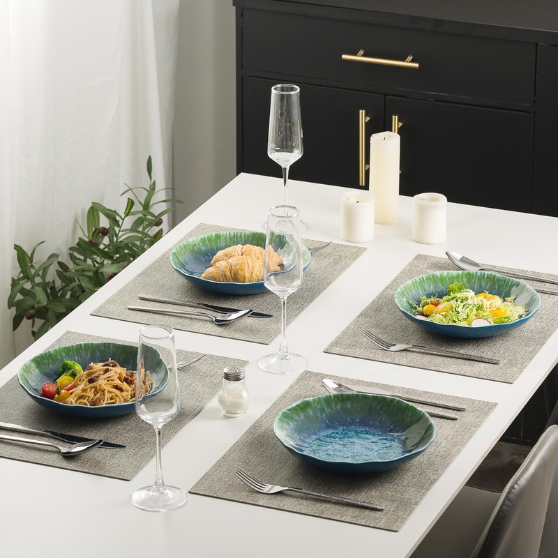 Melamine Pasta Bowls Large Salad Bowls Set 9 inch Sets